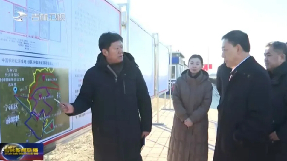 吉林省委副书记、省长胡玉亭调研中国钢研松原绿电-绿氢-纯氢星空电竞项目