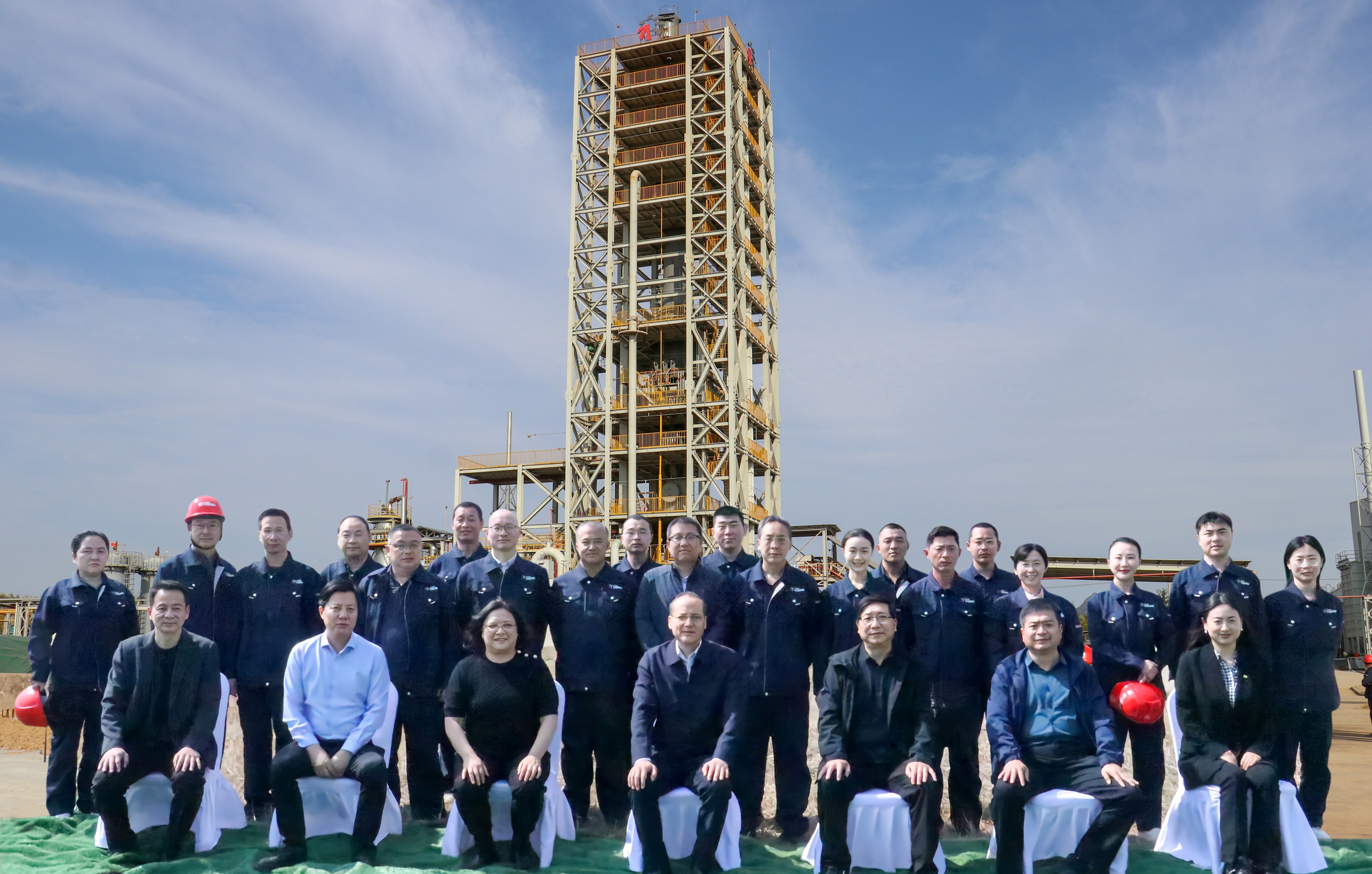 集团公司领导到纯氢星空电竞技术开发中试基地调研